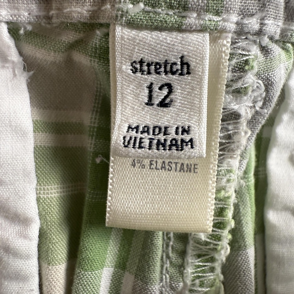 Y2K Abercrombie Girls Bermuda Shorts 12 Y2K Cotton Preppy Old Money 2000s - Picture 7 of 14